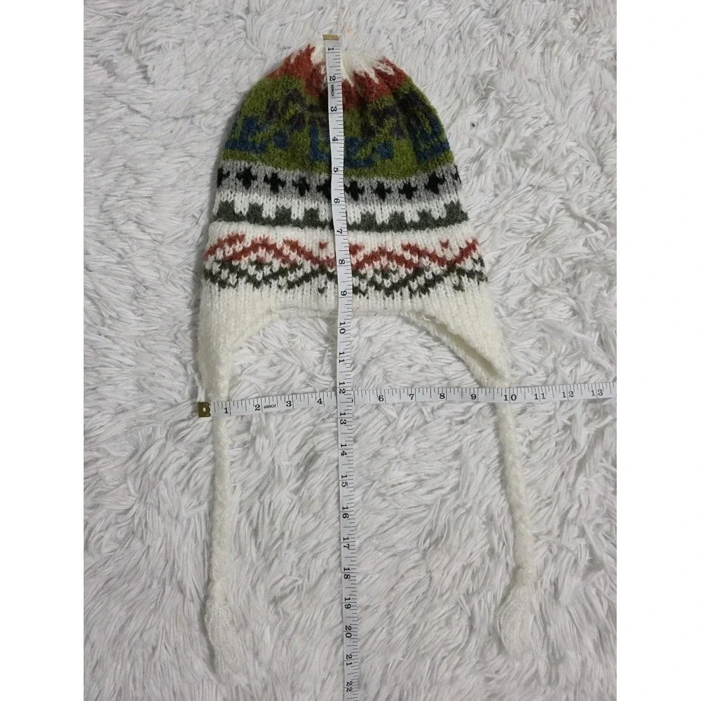 Unbranded‎ Wool Beanie Hat One Size Ear Cover Flap Braided Warm Winterwear